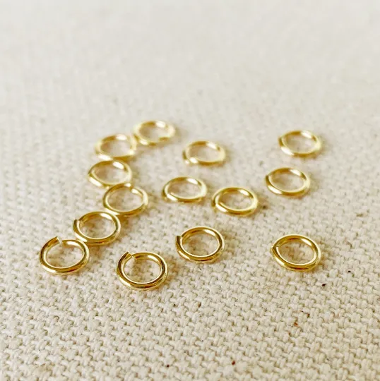 5 grams bag of 18k Gold Filled Jump Ring Size 3mm, 4mm, 5mm, Parts Components Jewelry Making