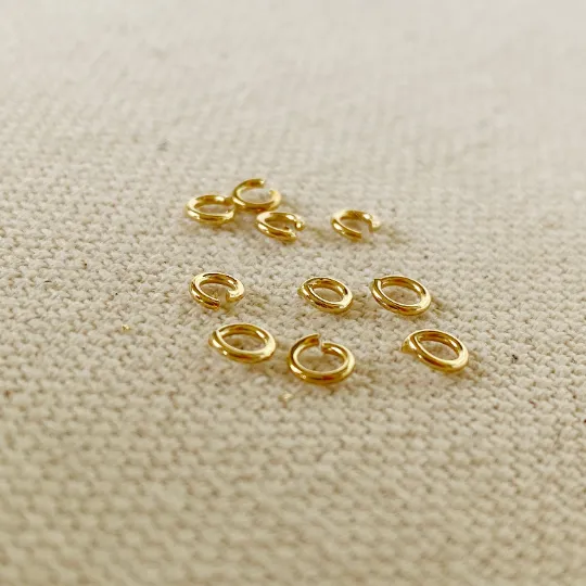 5 grams bag of 18k Gold Filled Jump Ring Size 3mm, 4mm, 5mm, Parts Components Jewelry Making