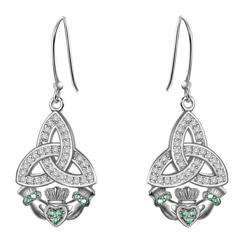 925 Silver Celtic Claddagh Jewelry Sets