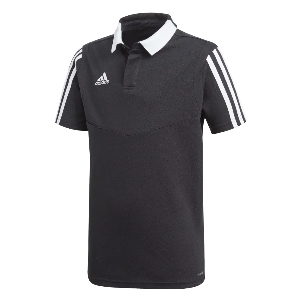 Adidas Youth Tiro 19 Polo (Black/White)