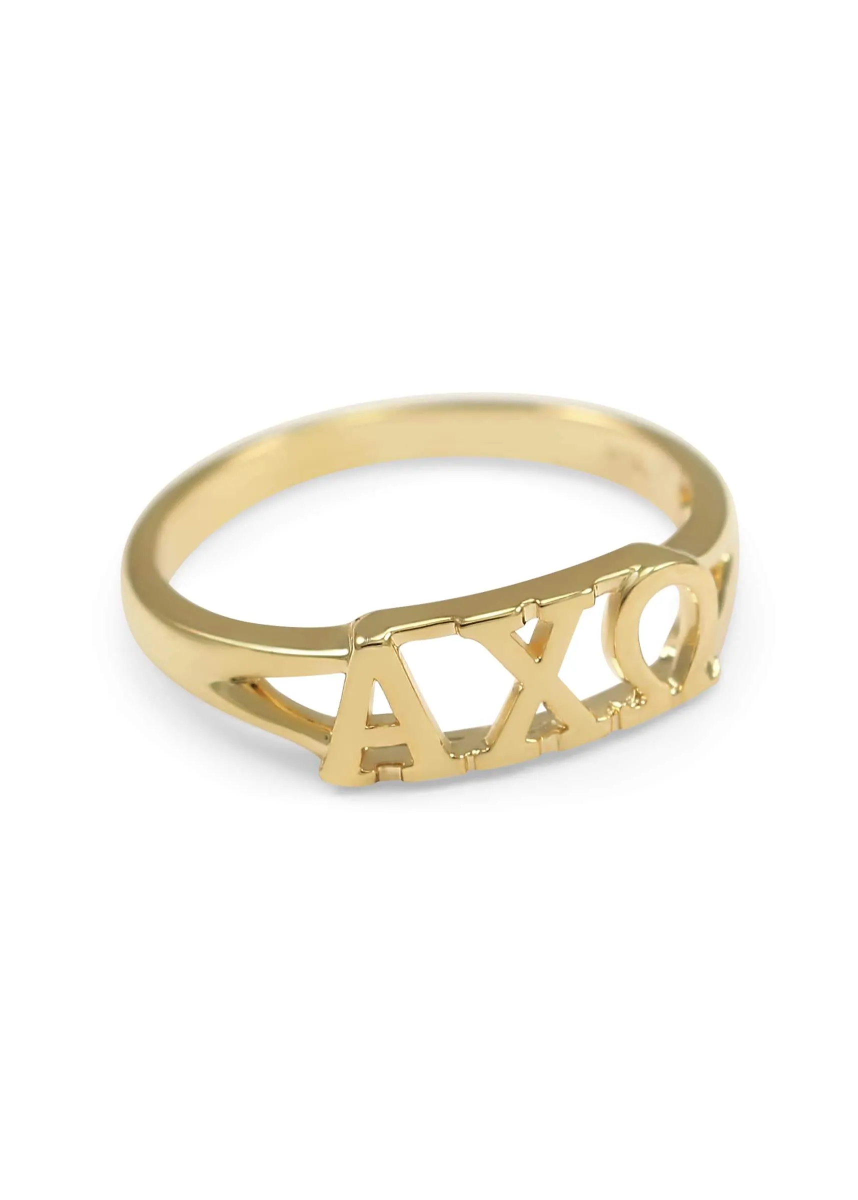 Alpha Chi Omega Sunshine Gold Ring