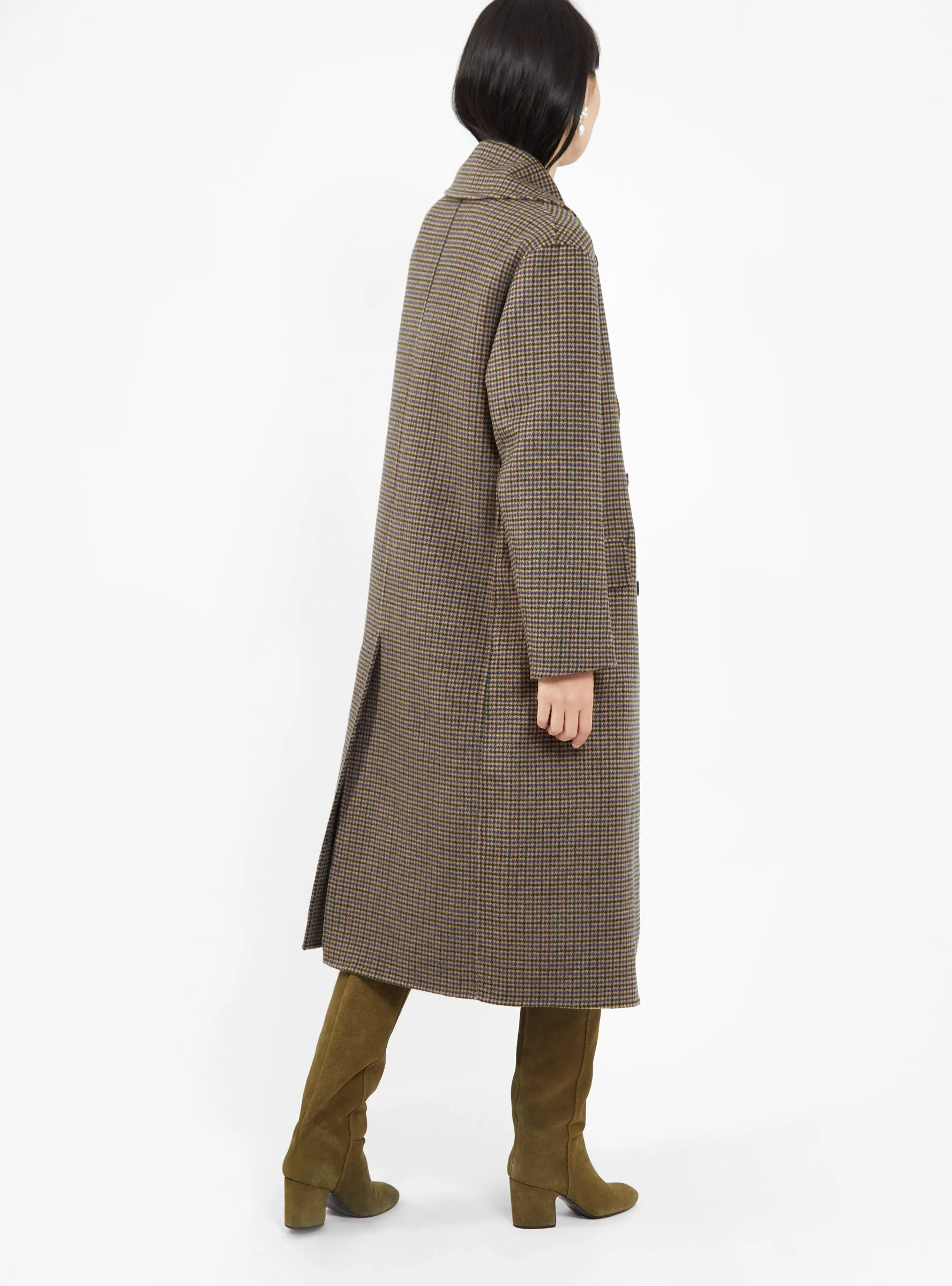 Axel Coat Brown Checks