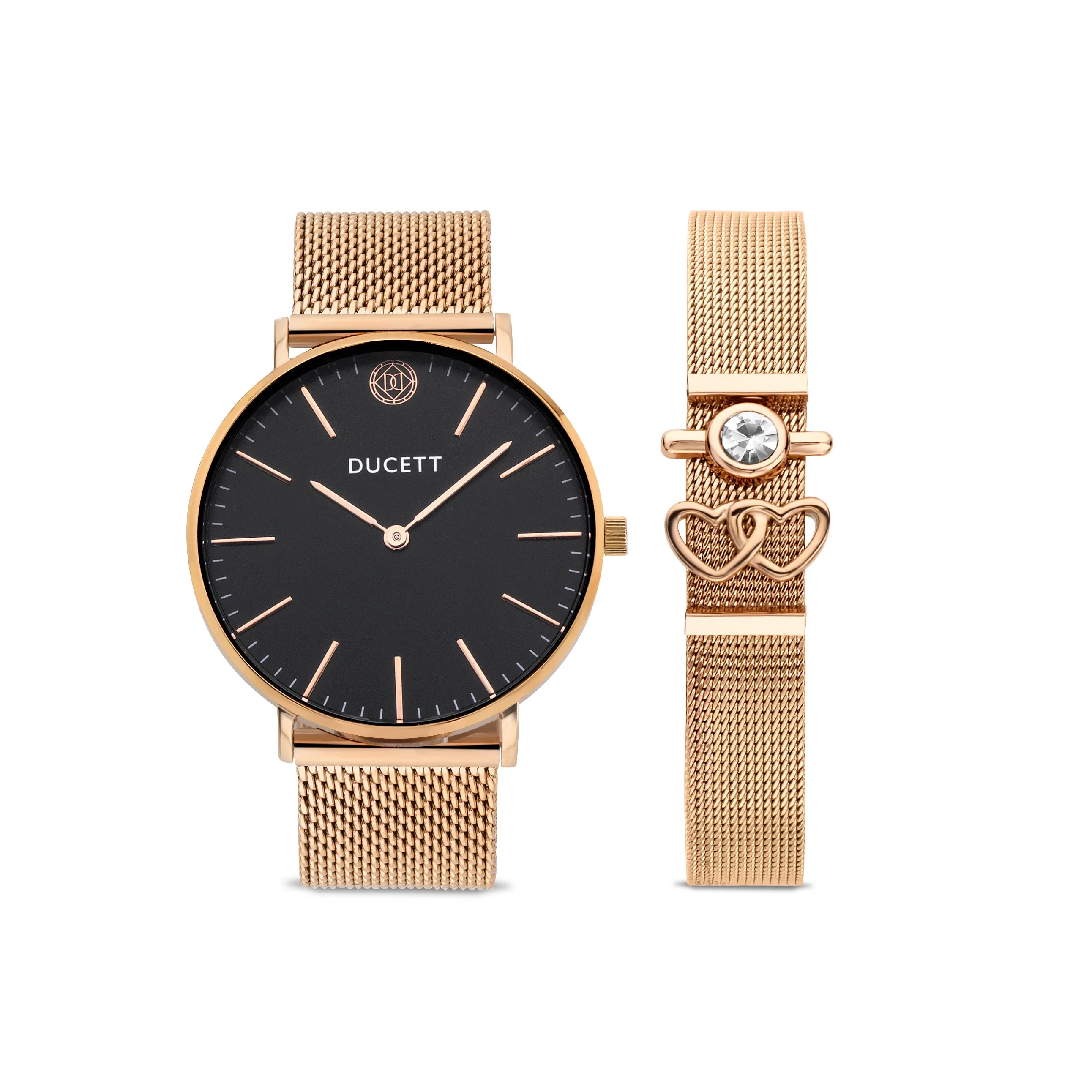 Black mesh   Mesh bracelet luxe gold