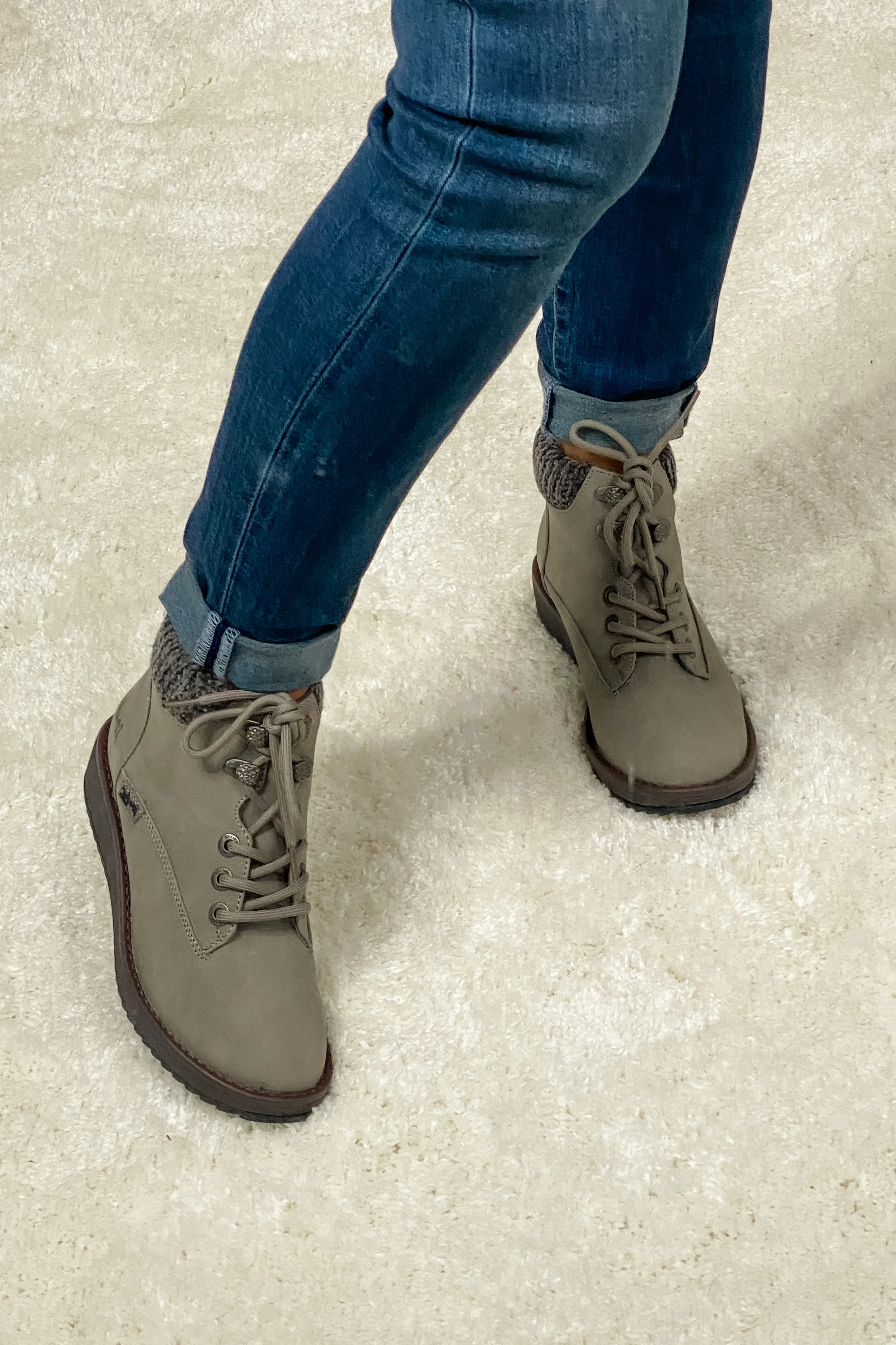 Blowfish Comet Booties : Fog Grey