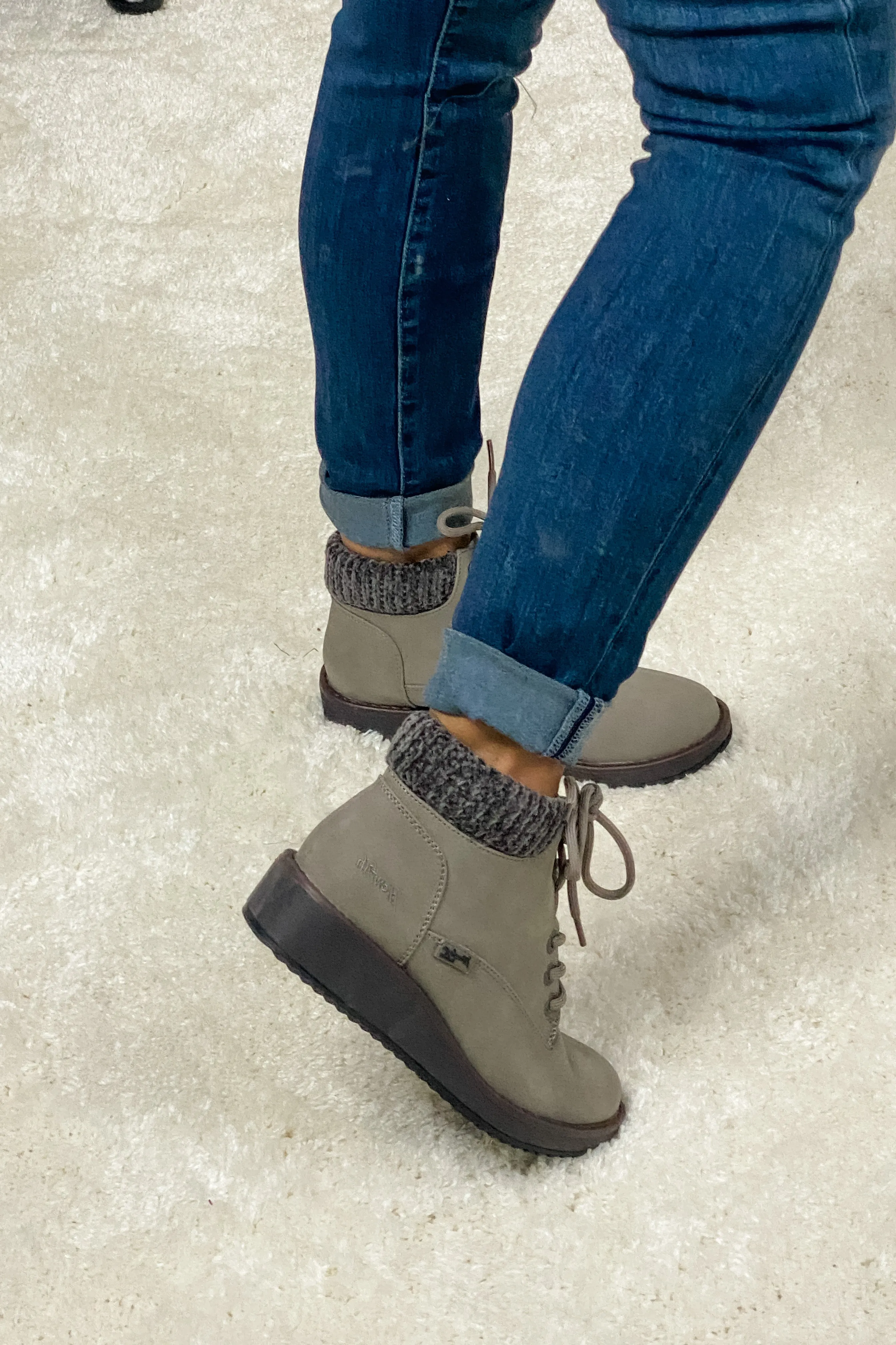 Blowfish Comet Booties : Fog Grey