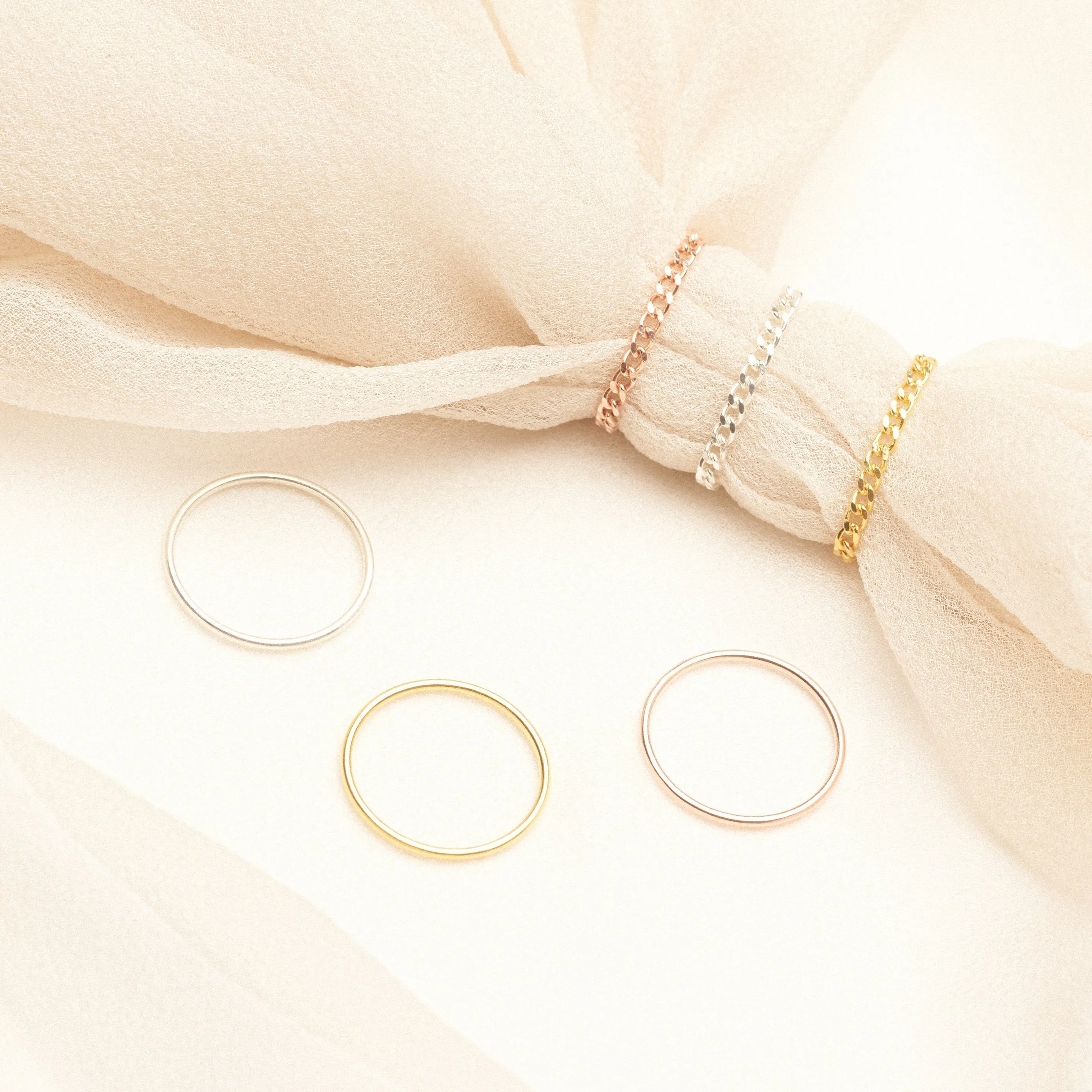 Bold Stacking Ring Set