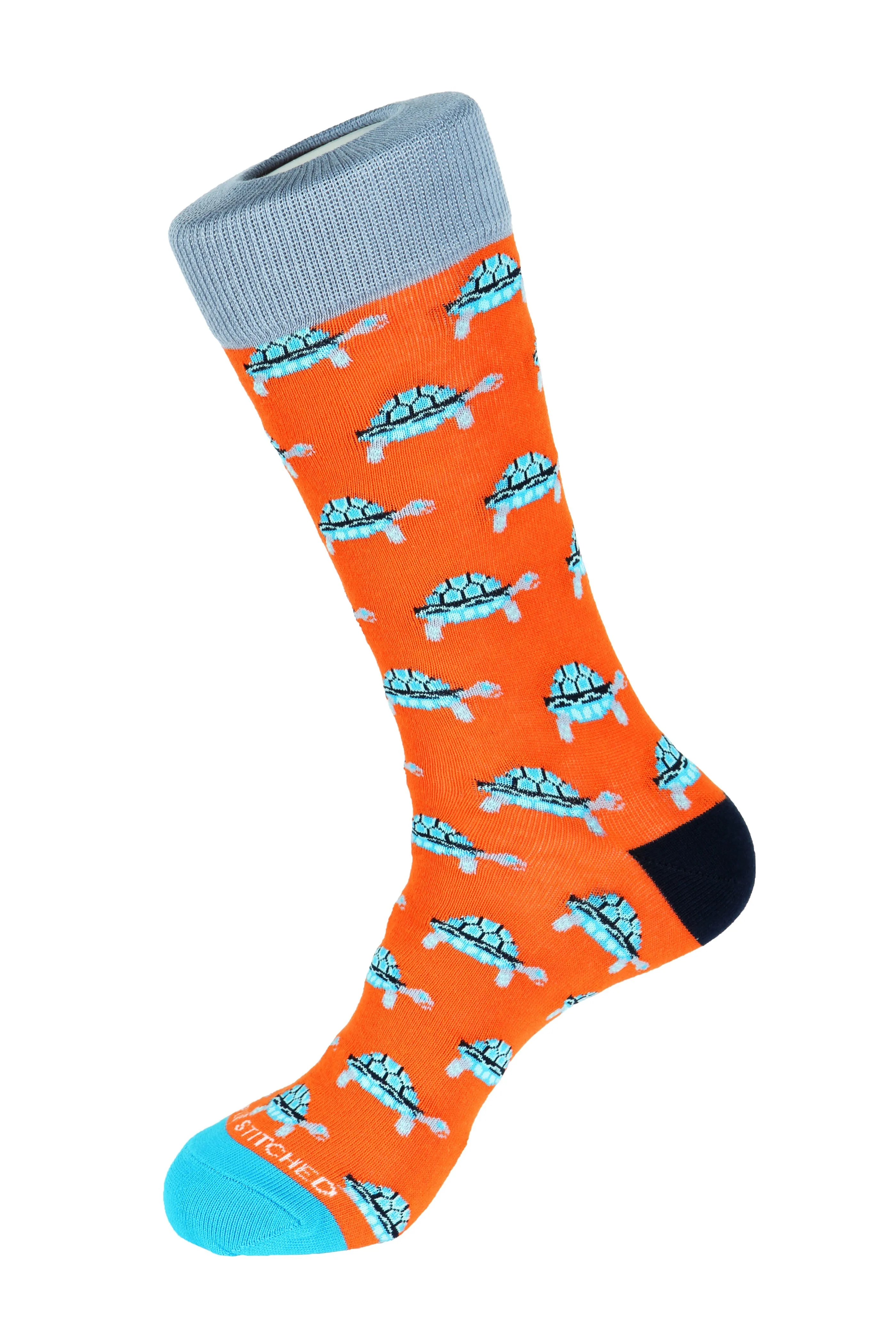 Box Turtle Crew Sock