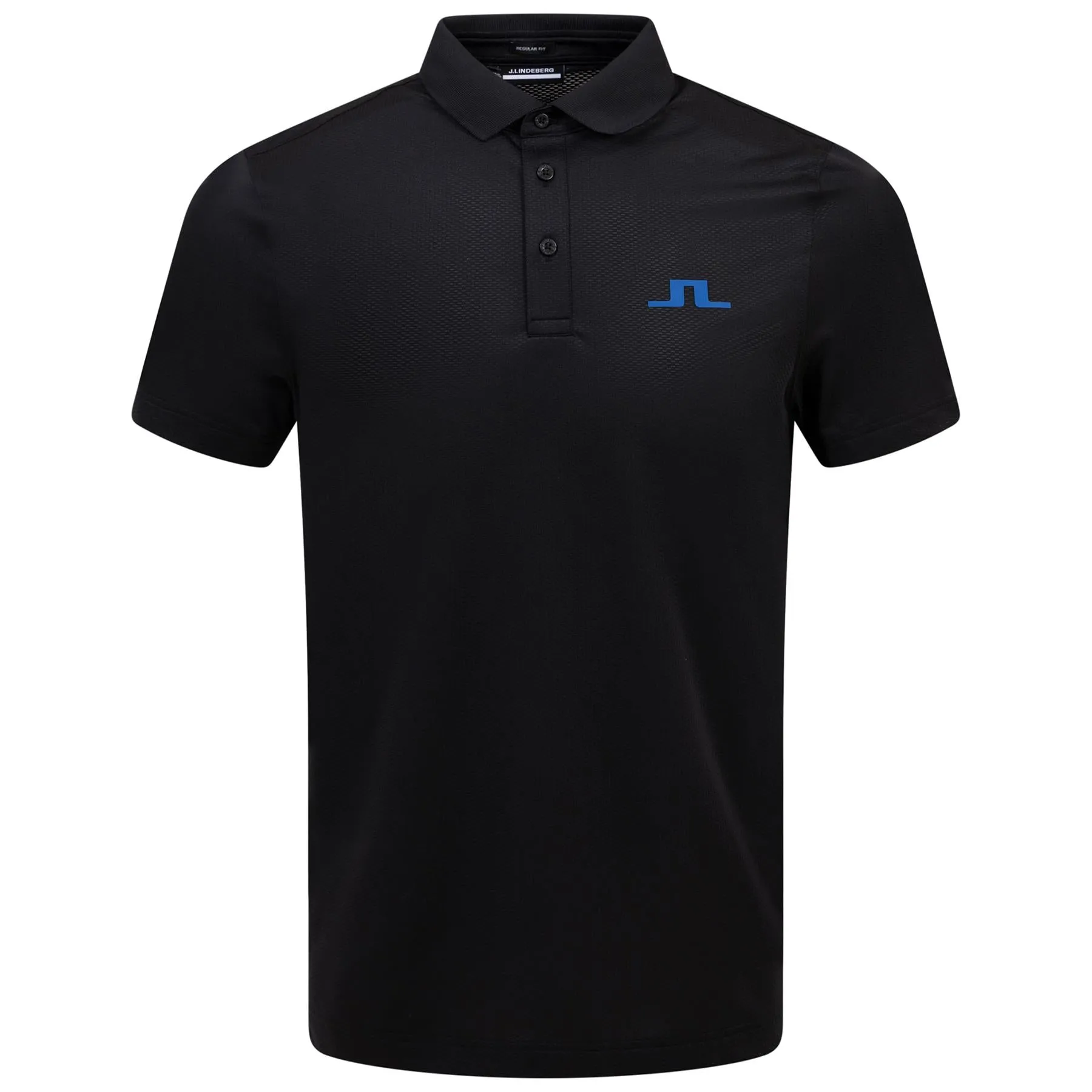 Bridge Regular Fit Tech Mesh Polo Black - SS24