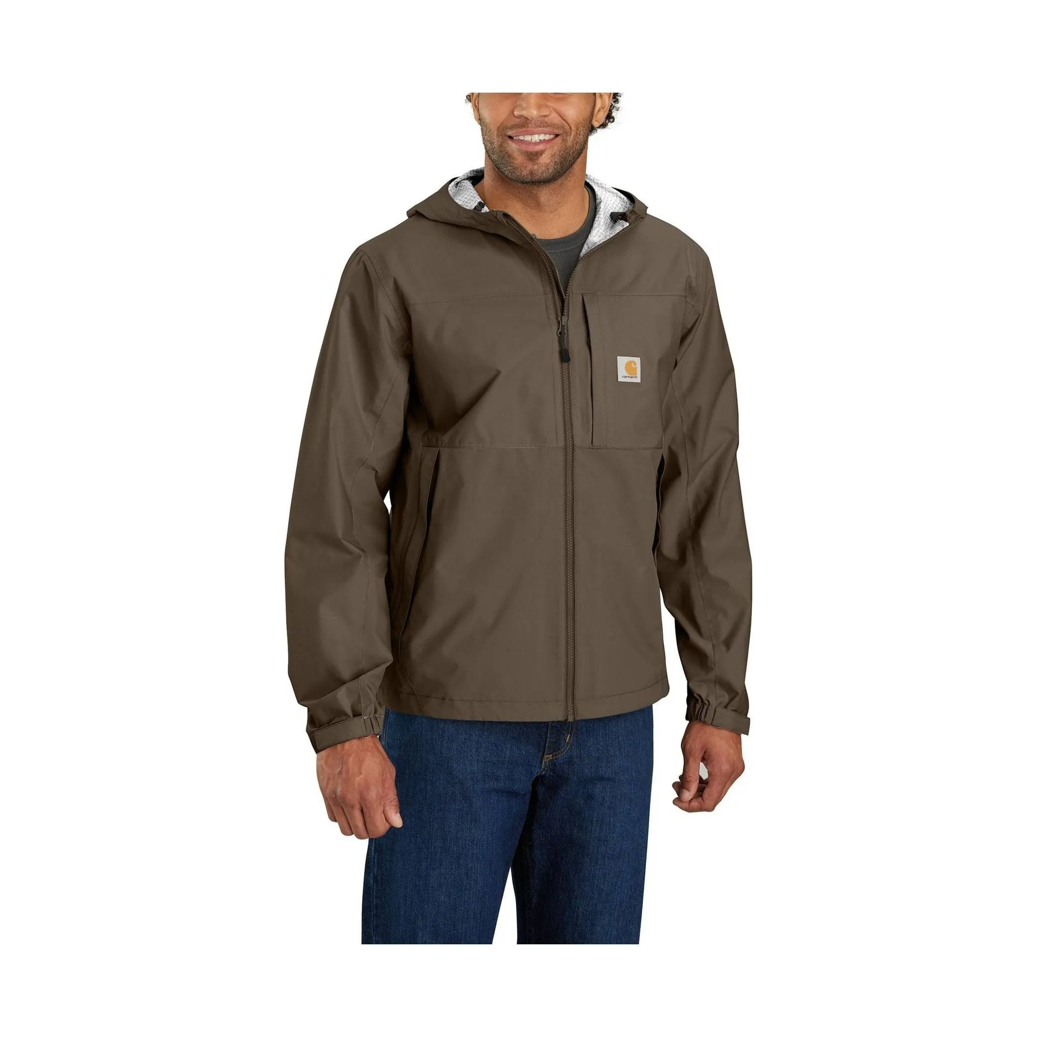 Carhartt Men's Storm Defender Relaxed Fit Lightweight Packable Jacket - Tarmac