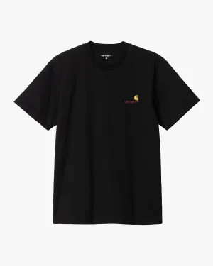 Carhartt WIP American Script Tee - Black