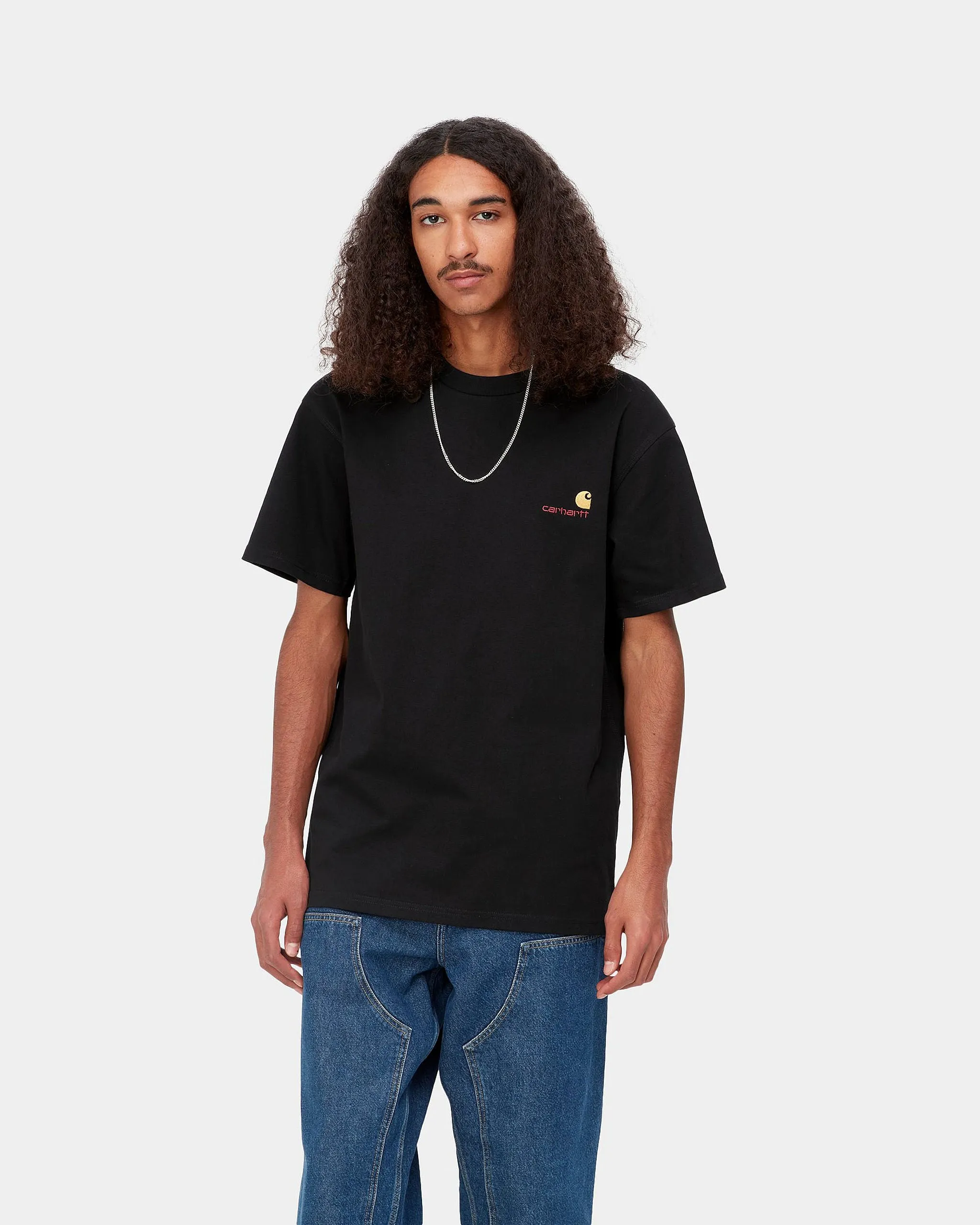 Carhartt WIP American Script Tee - Black