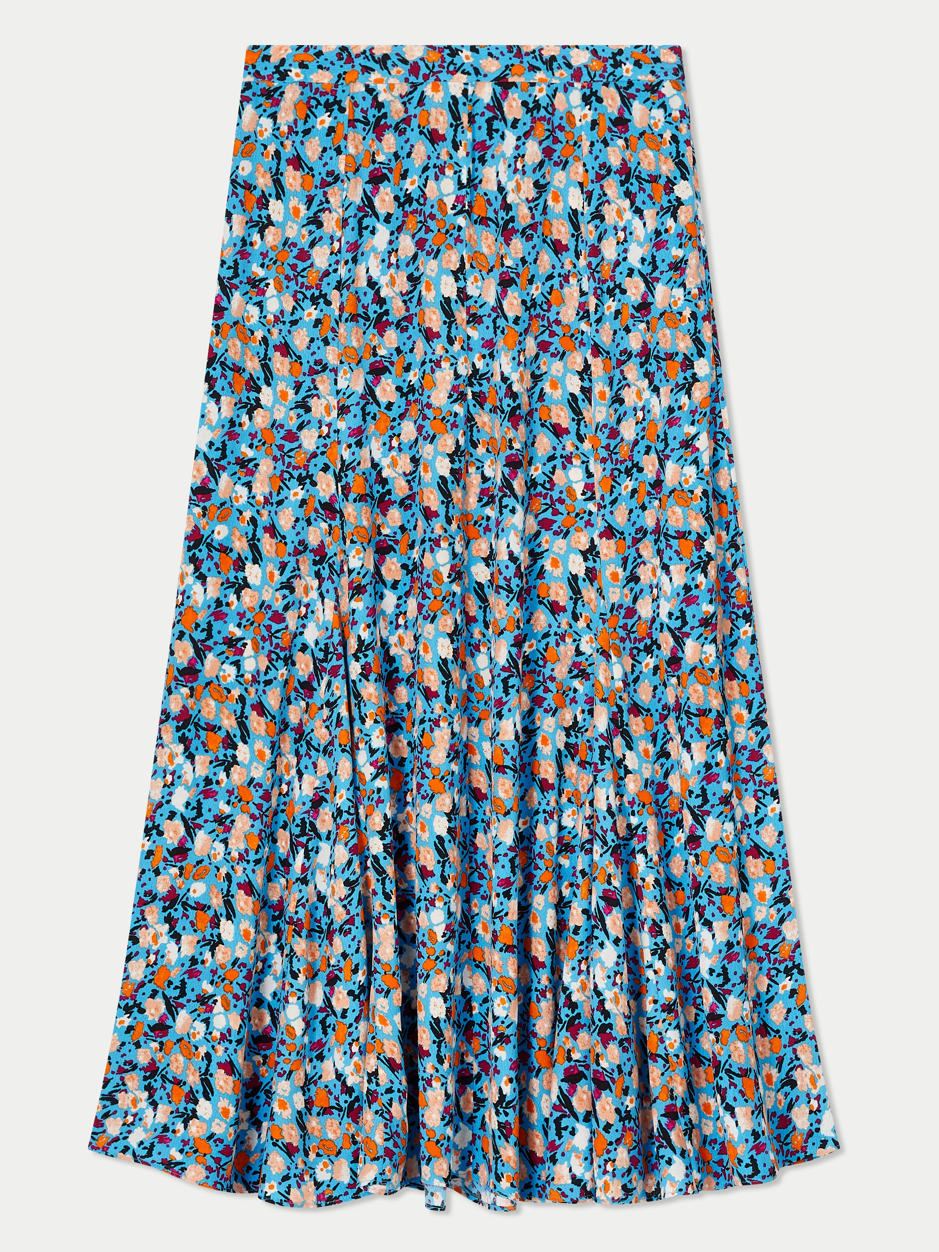 Carnation Midi Skirt | Blue