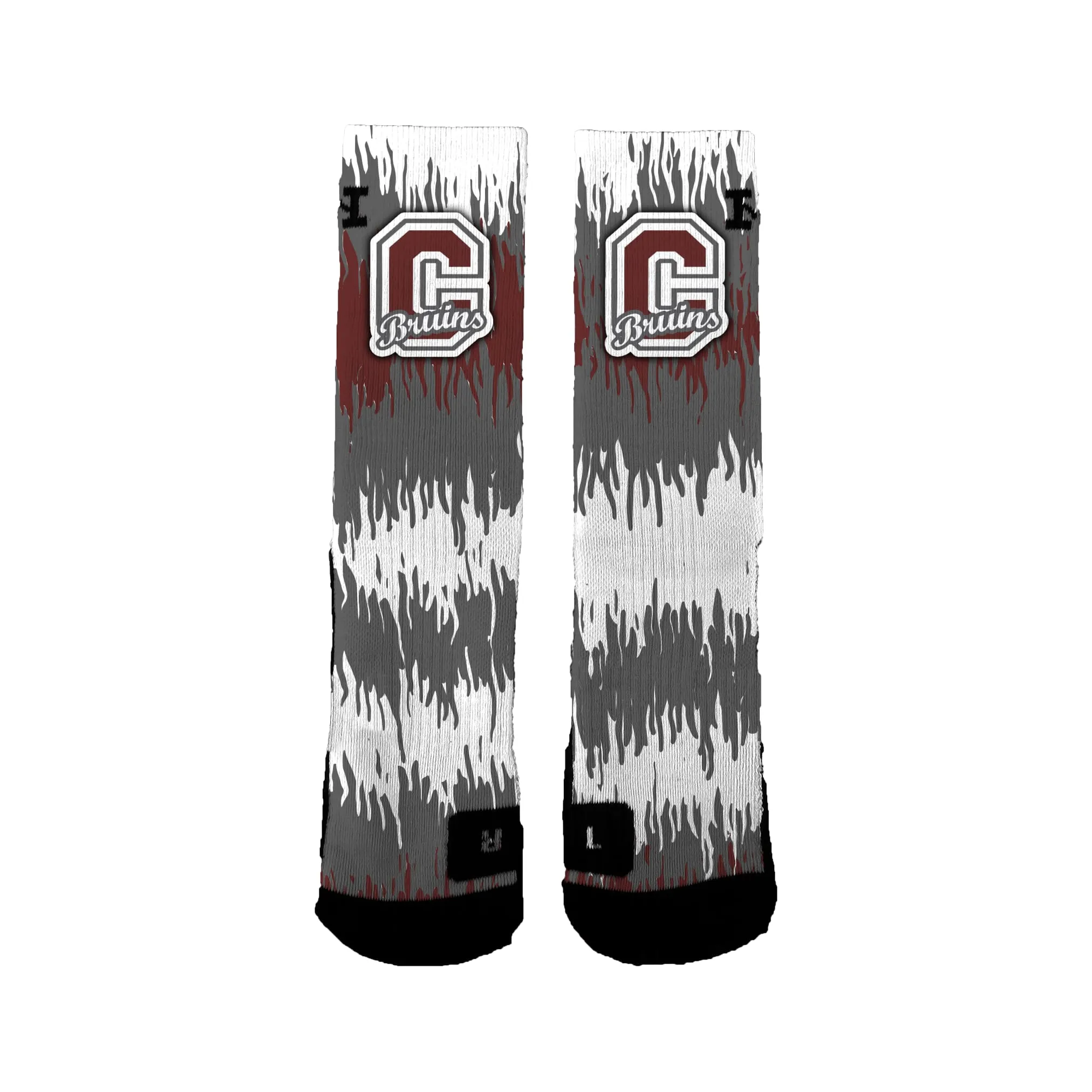 Cascade High Bruins Scribbles Socks