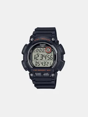 Casio WS2100H-1A Digital Running Watch - Sleek Black Design for Fitness Enthusiasts