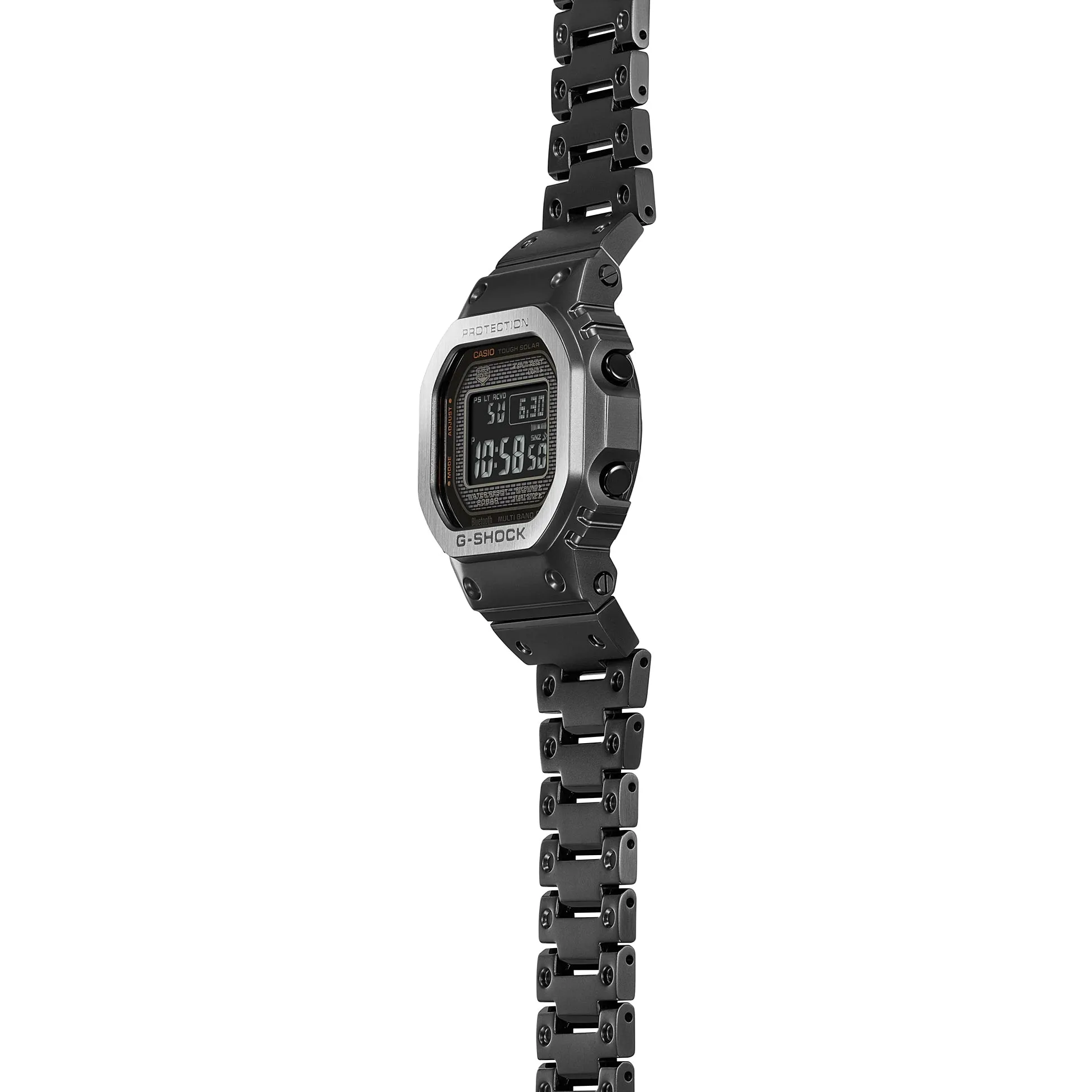 CASIO G-SHOCK Black Steel Full Metal Square GMWB5000MB-1 Watch - Optimized Title