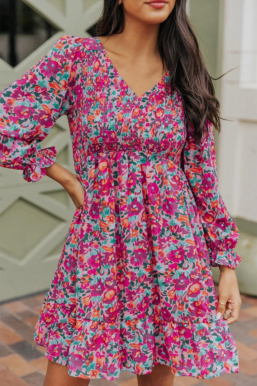 Chic Floral Dress: Perfect for Summer Beach Weddings and Parties!