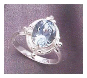 Cinderella Blue Topaz Ring