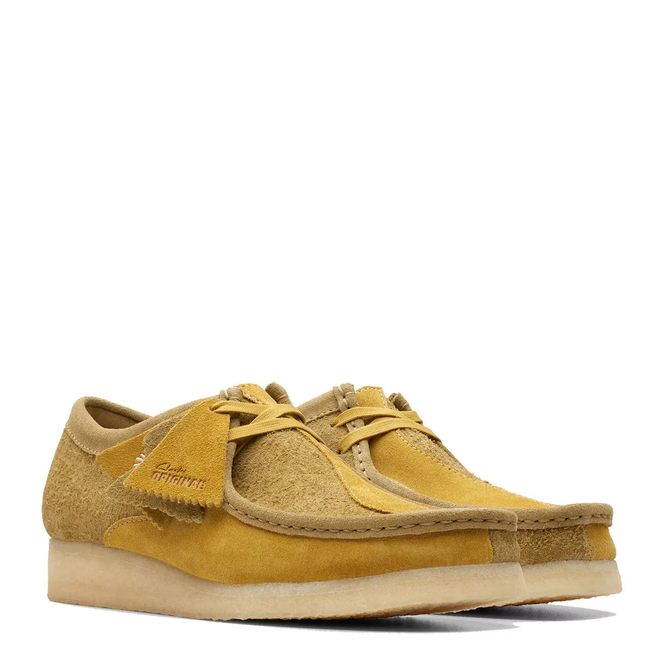 Clarks Originals Wallabee Shoe Olive Combination