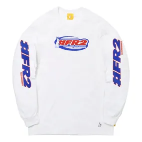 #FR2 #FR2 LOGO LONG SLEEVE T-SHIRT-WHITE