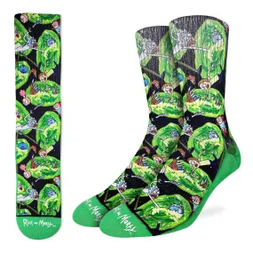 Good Luck Rick & Morty Wormholes Socks 4257