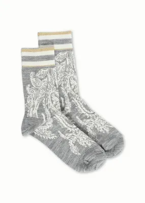 Gustav Manya wool socks 50901 Strmper - Drizzle Light Grey