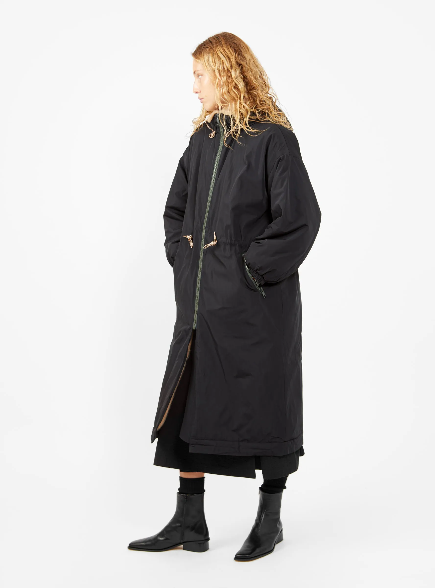 Navy Hosfo Coat with Enhanced Features