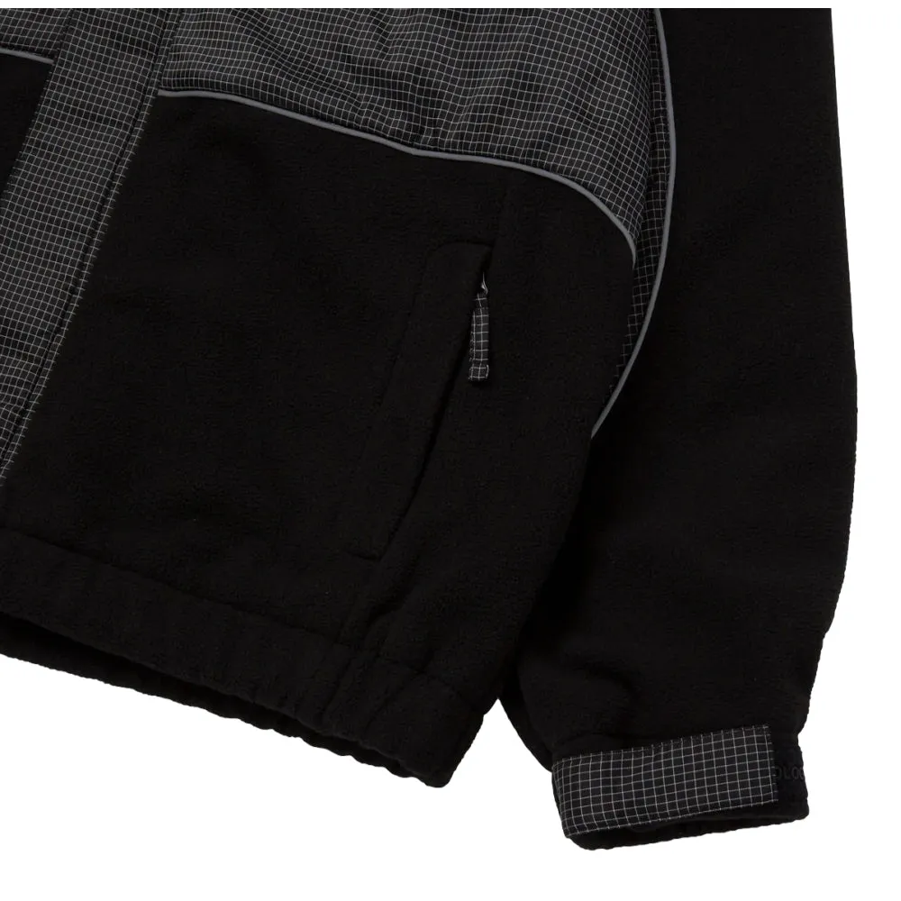 HUF NAULS POLAR FLEECE JACKET-BLACK