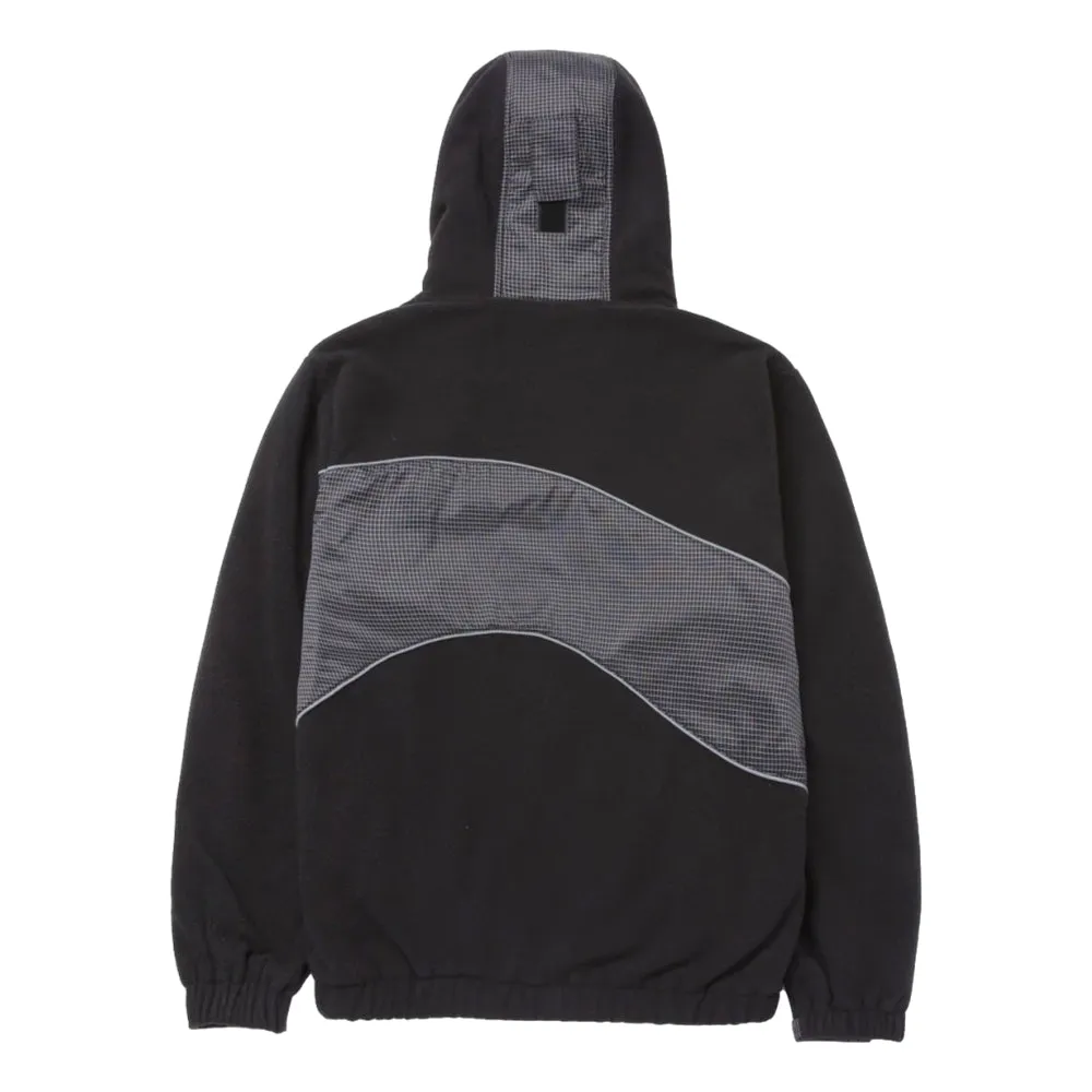 HUF NAULS POLAR FLEECE JACKET-BLACK