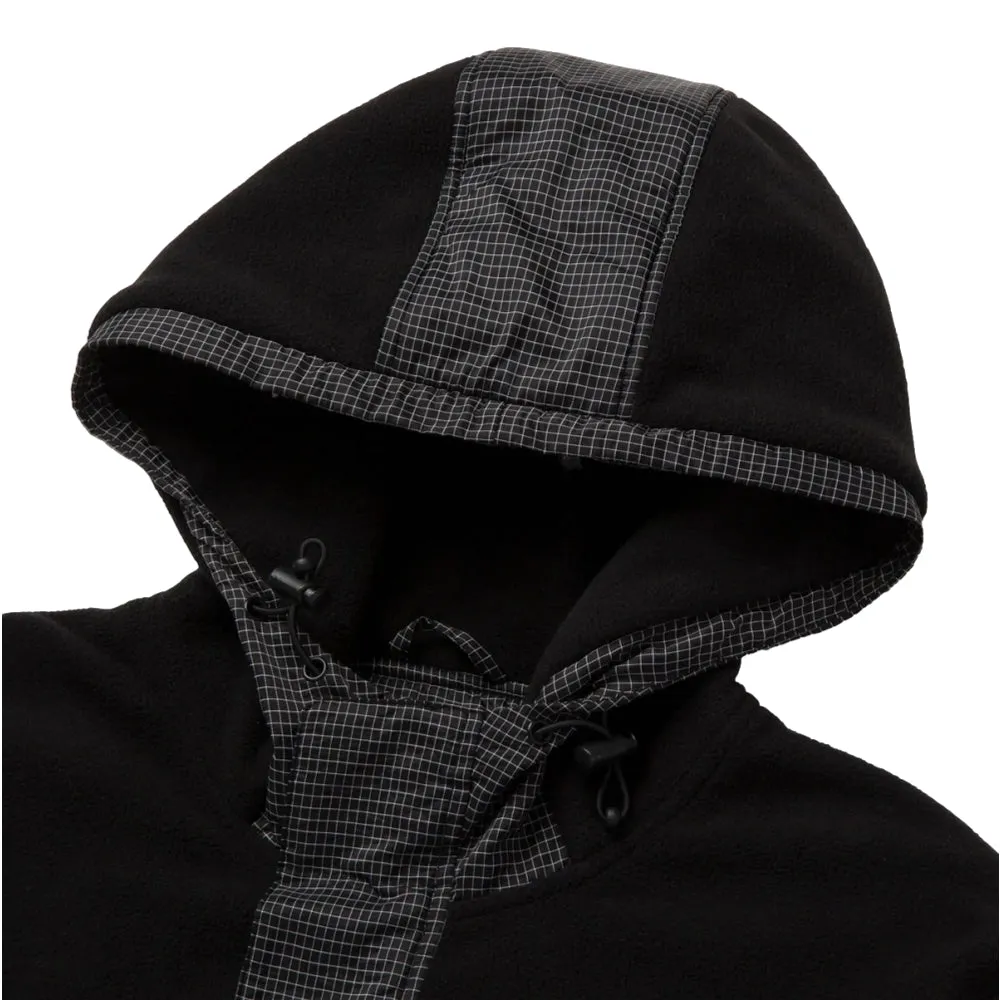 HUF NAULS POLAR FLEECE JACKET-BLACK