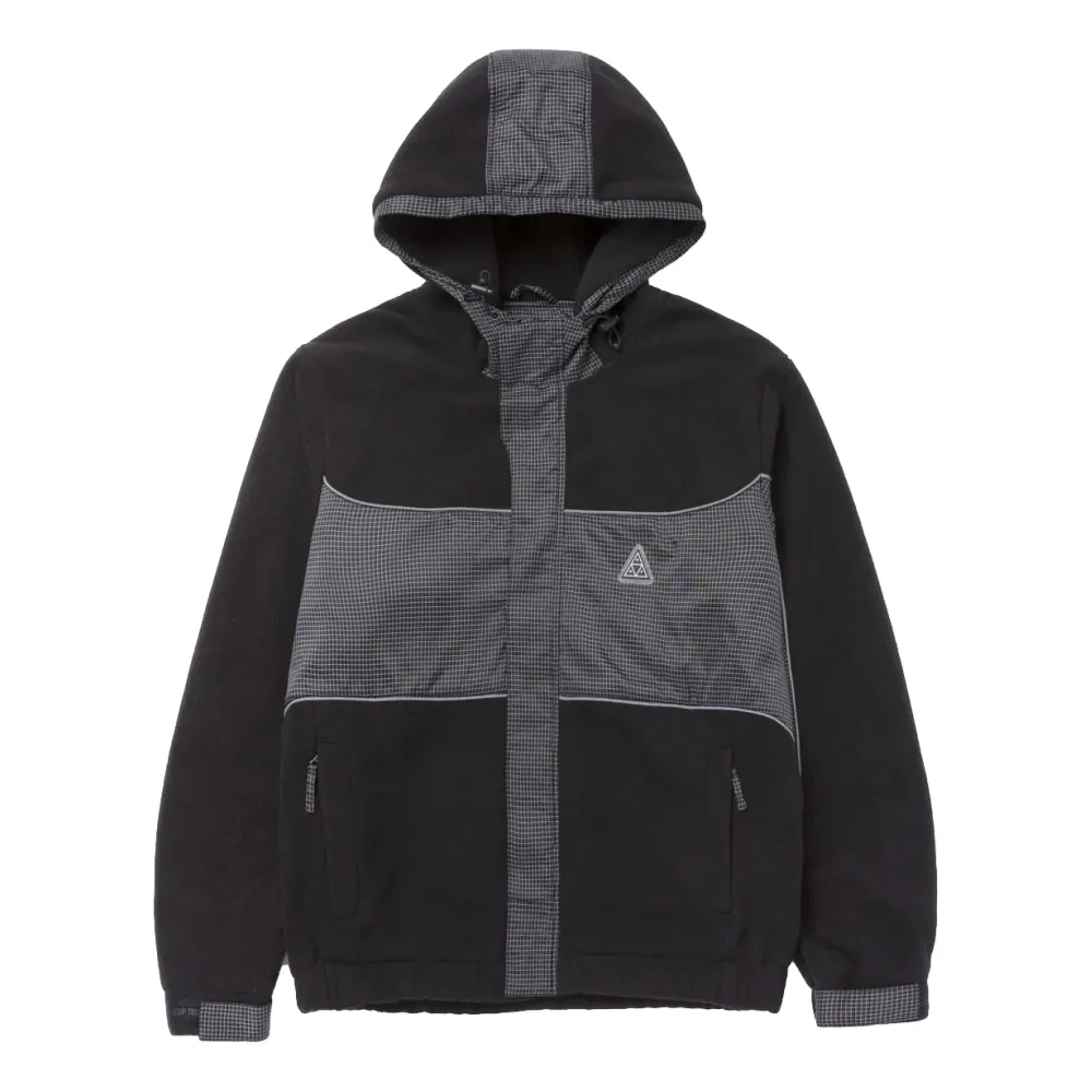 HUF NAULS POLAR FLEECE JACKET-BLACK