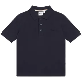 Hugo Boss Boys S/S Polo _Black J25M26-09B