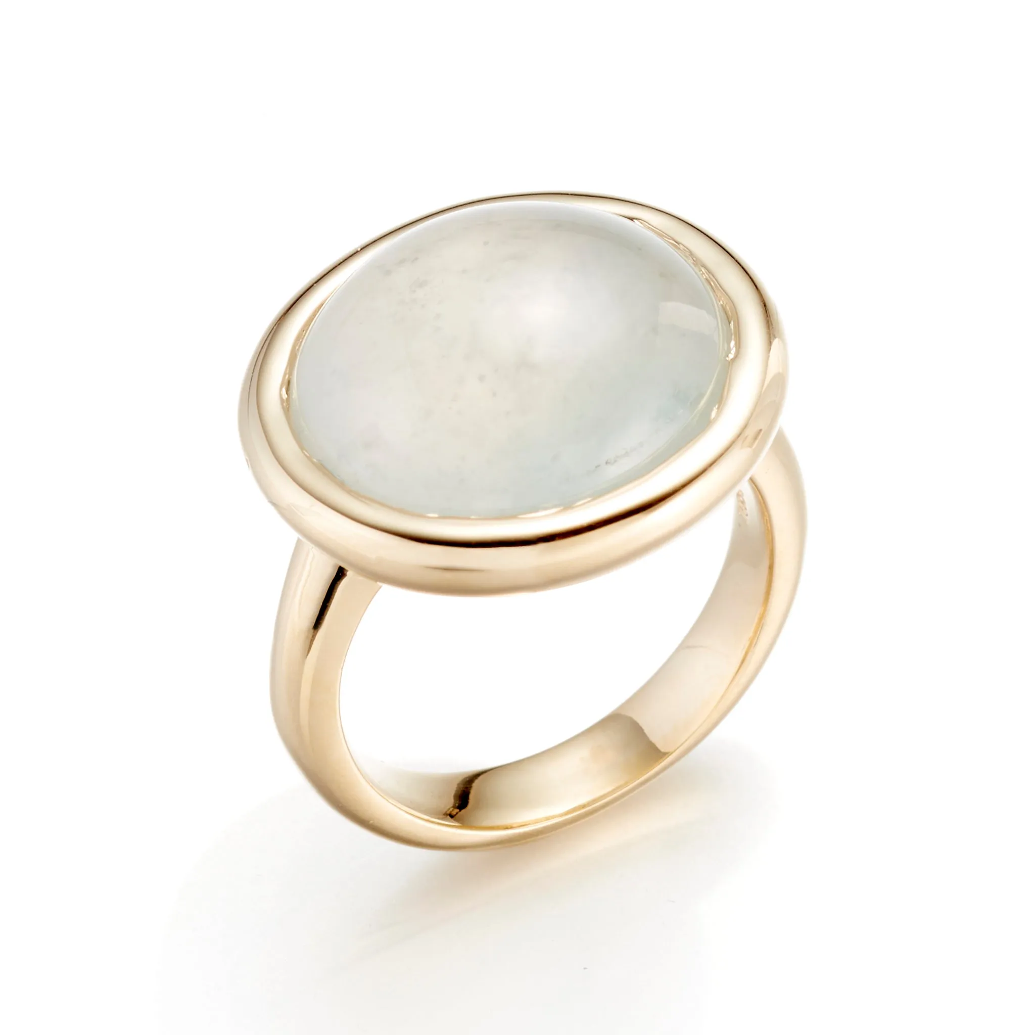 Ice Jade Cabochon Ring