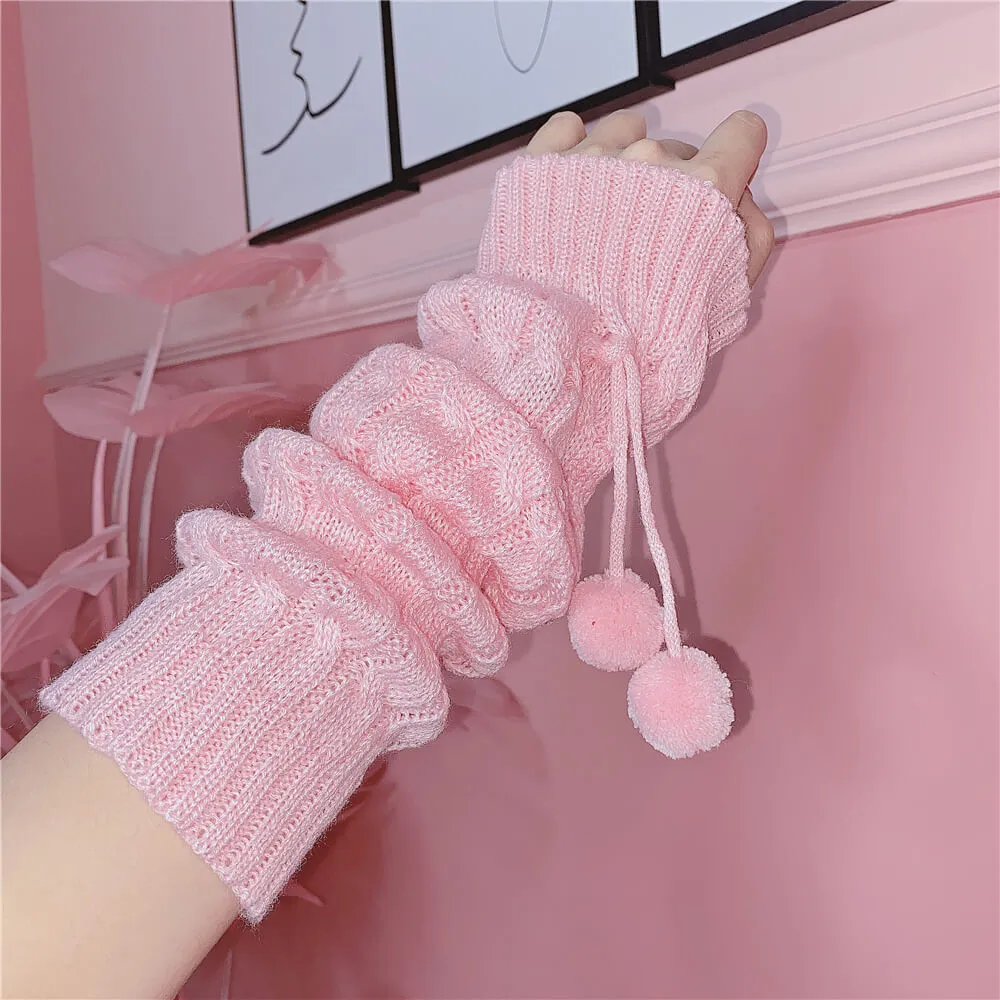 JAPANESE HARAJUKU SWEET KNIT JK CUFF SOCKS BY07231