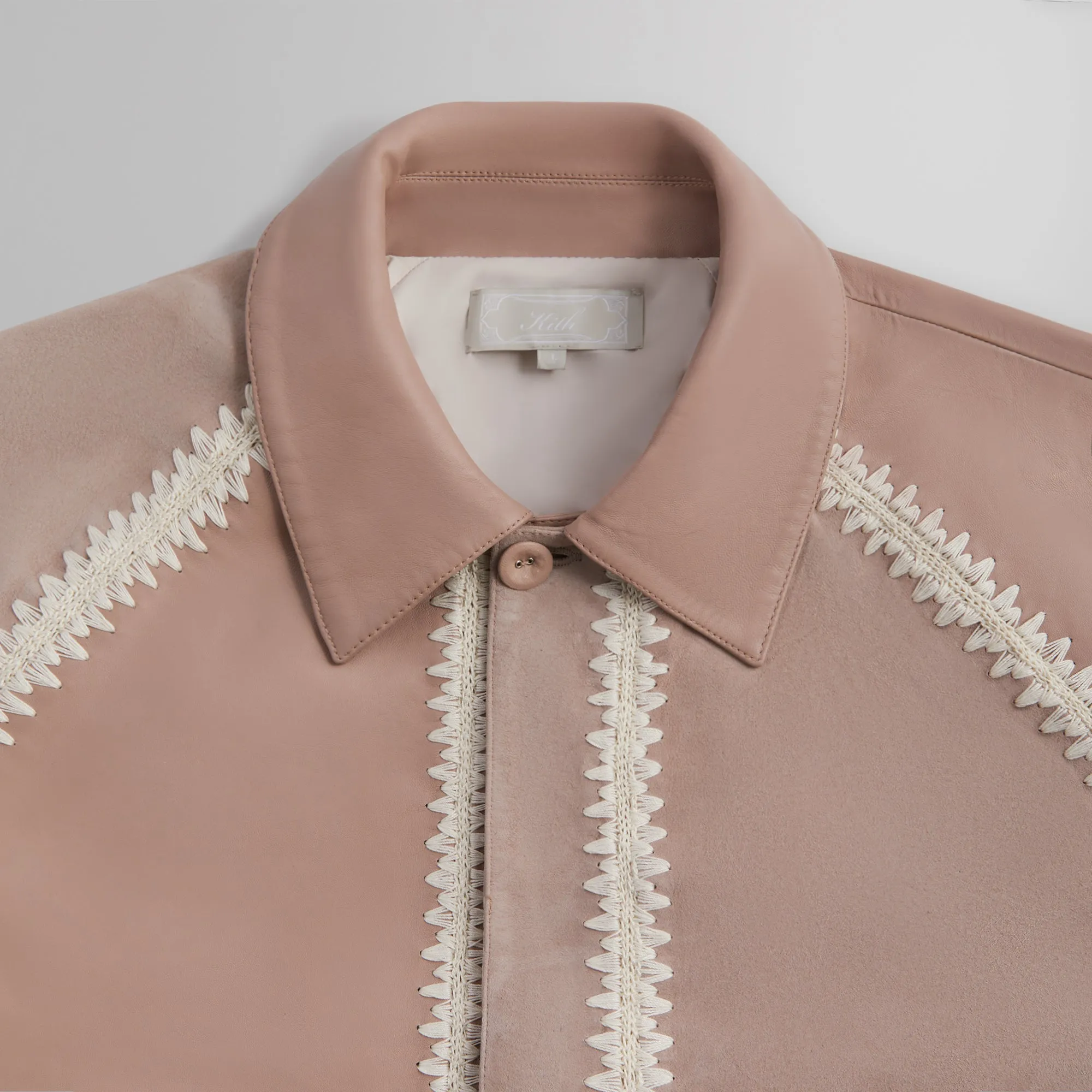 Kith Suede Combo Niko Jacket - Mound