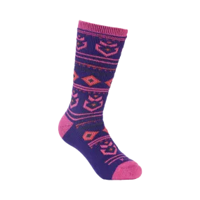 Kombi Violet Indigo Children's Getaway Sock