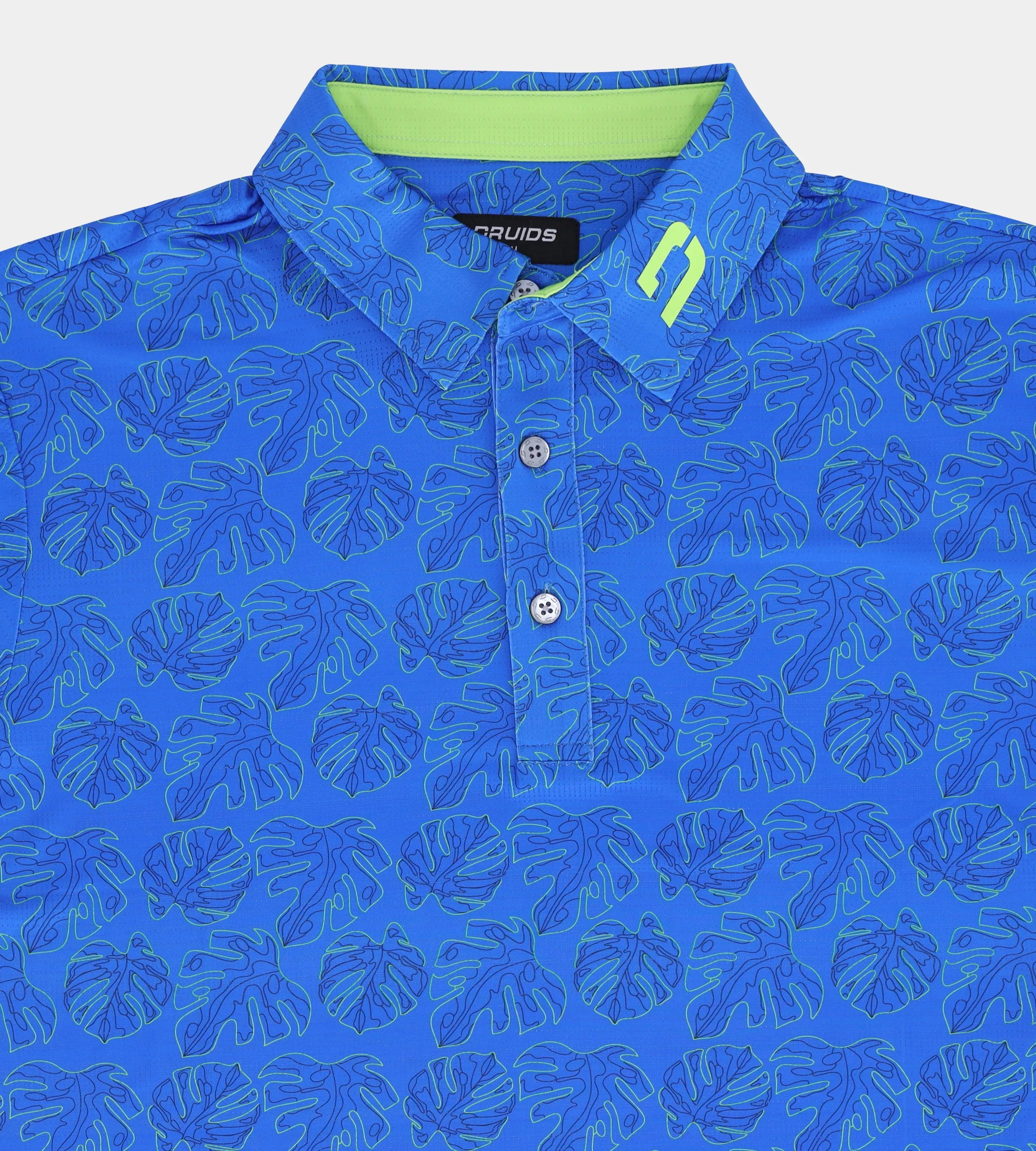 LEAFY POLO - BLUE