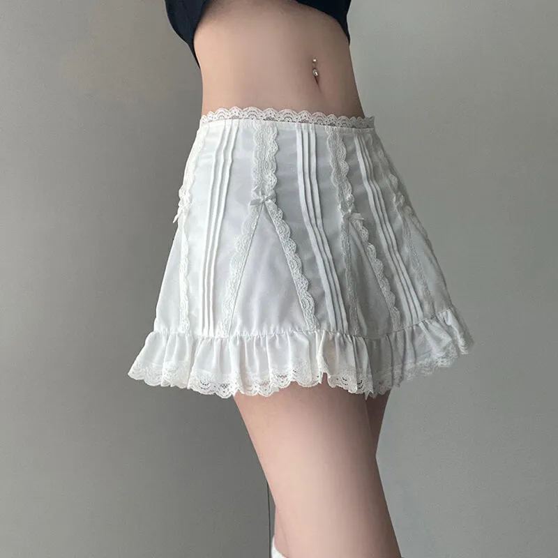 Lisa Ballet Sweet and Spicy Girl Lace Sexy Short Skirt BY9134