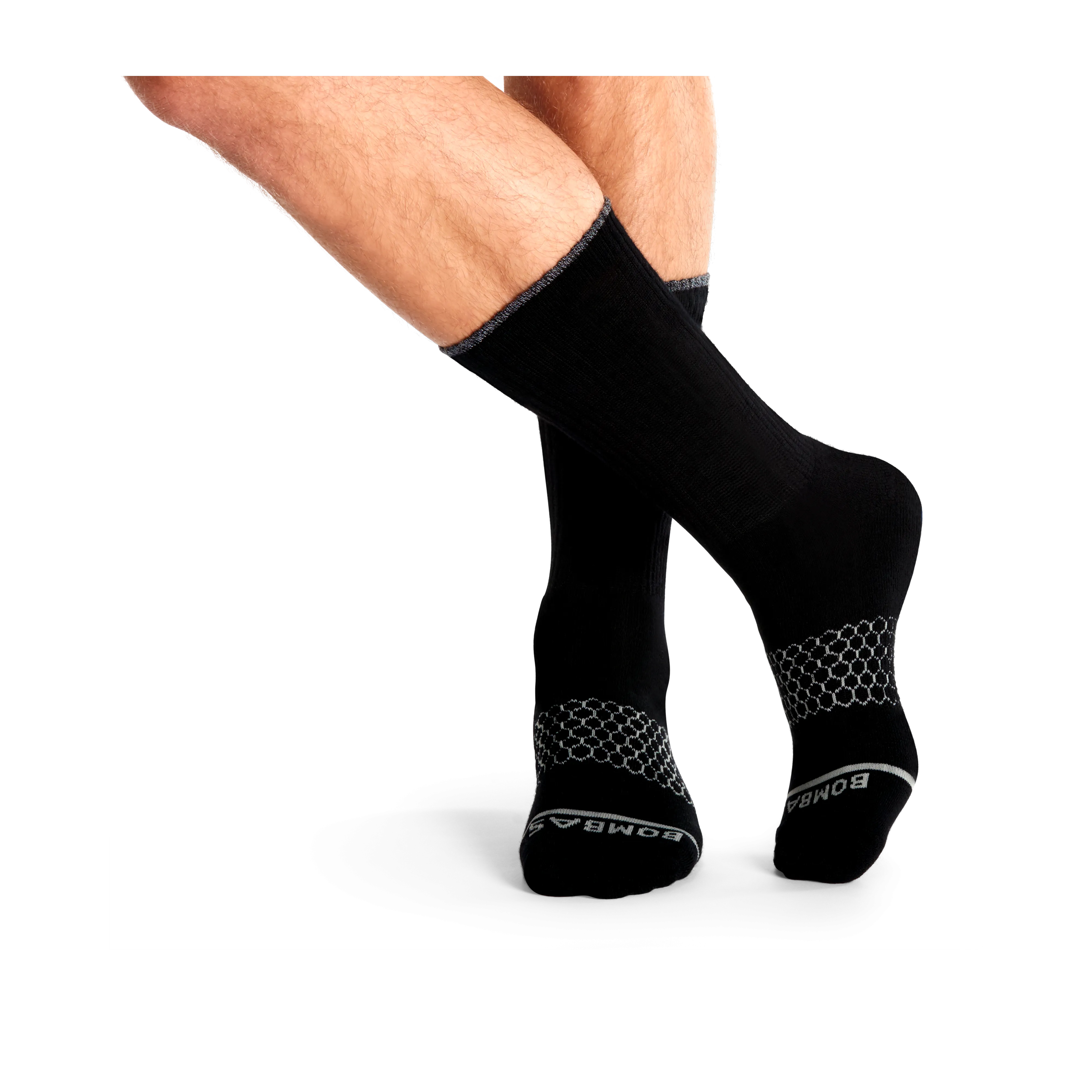 Men's Merino Wool Blend Calf Socks