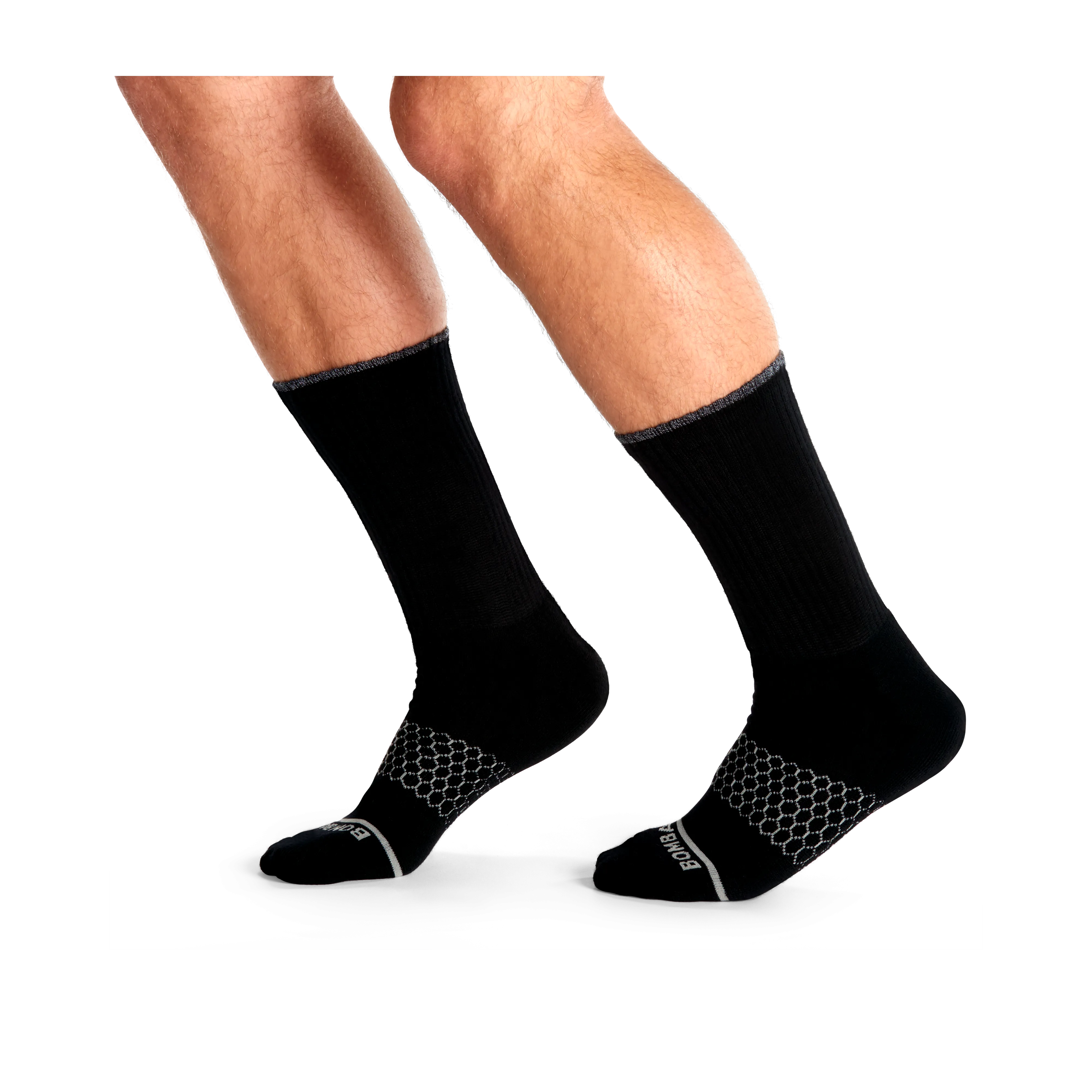 Men's Merino Wool Blend Calf Socks