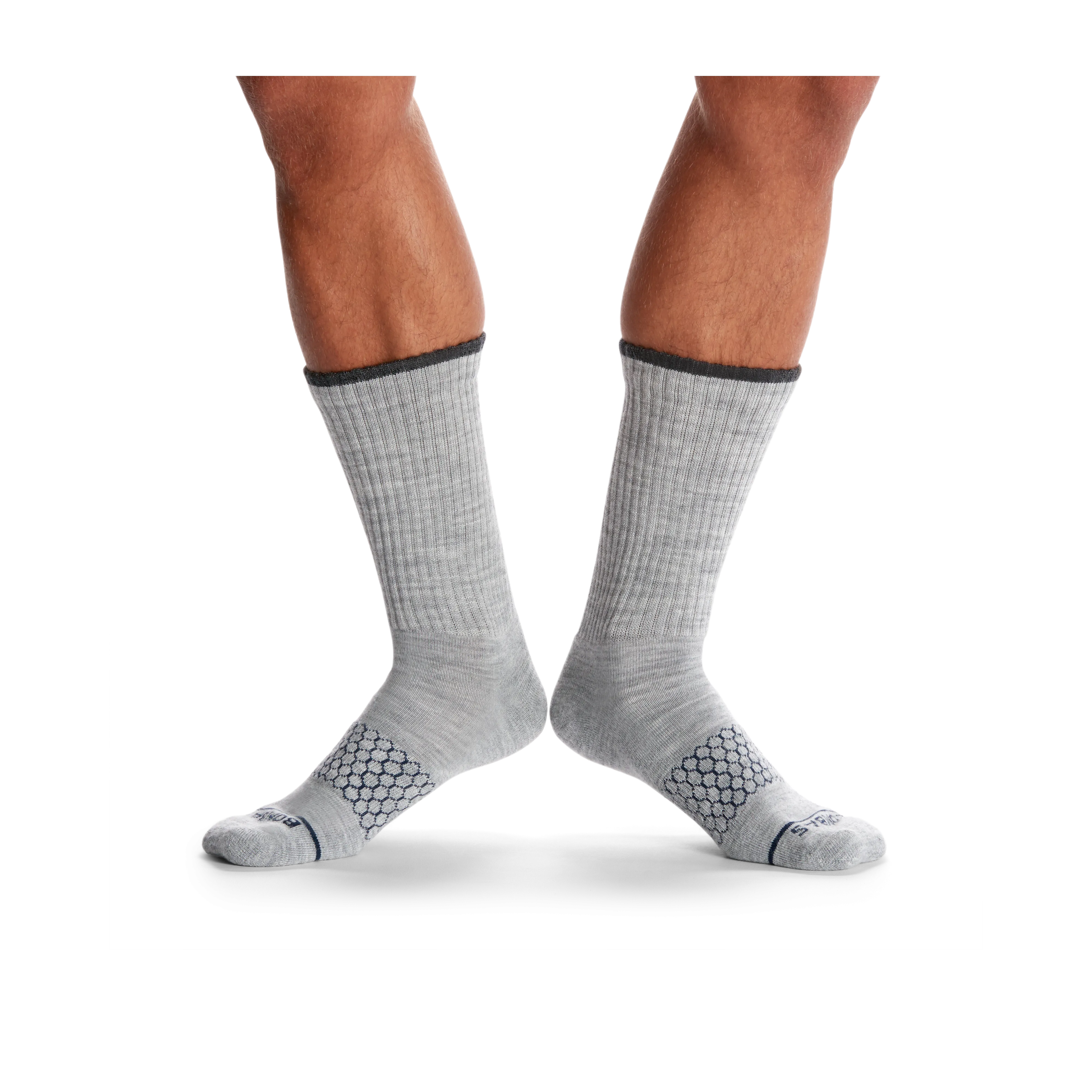 Men's Merino Wool Blend Calf Socks