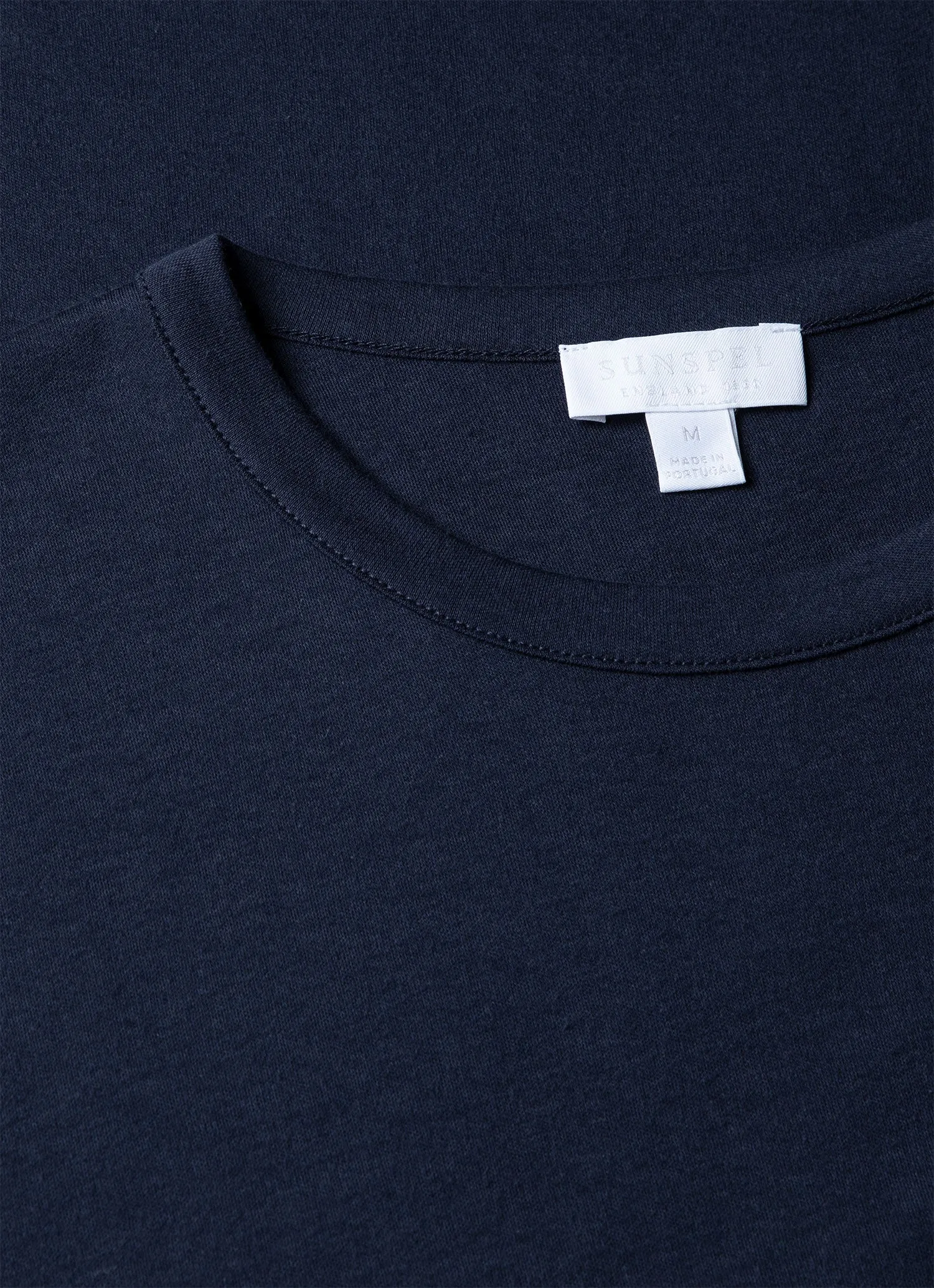 Men's Sea Island Cotton T-shirt in Navy