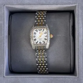 Michele Luxury Gold and Silver Watch Embellished with Premium Diamonds