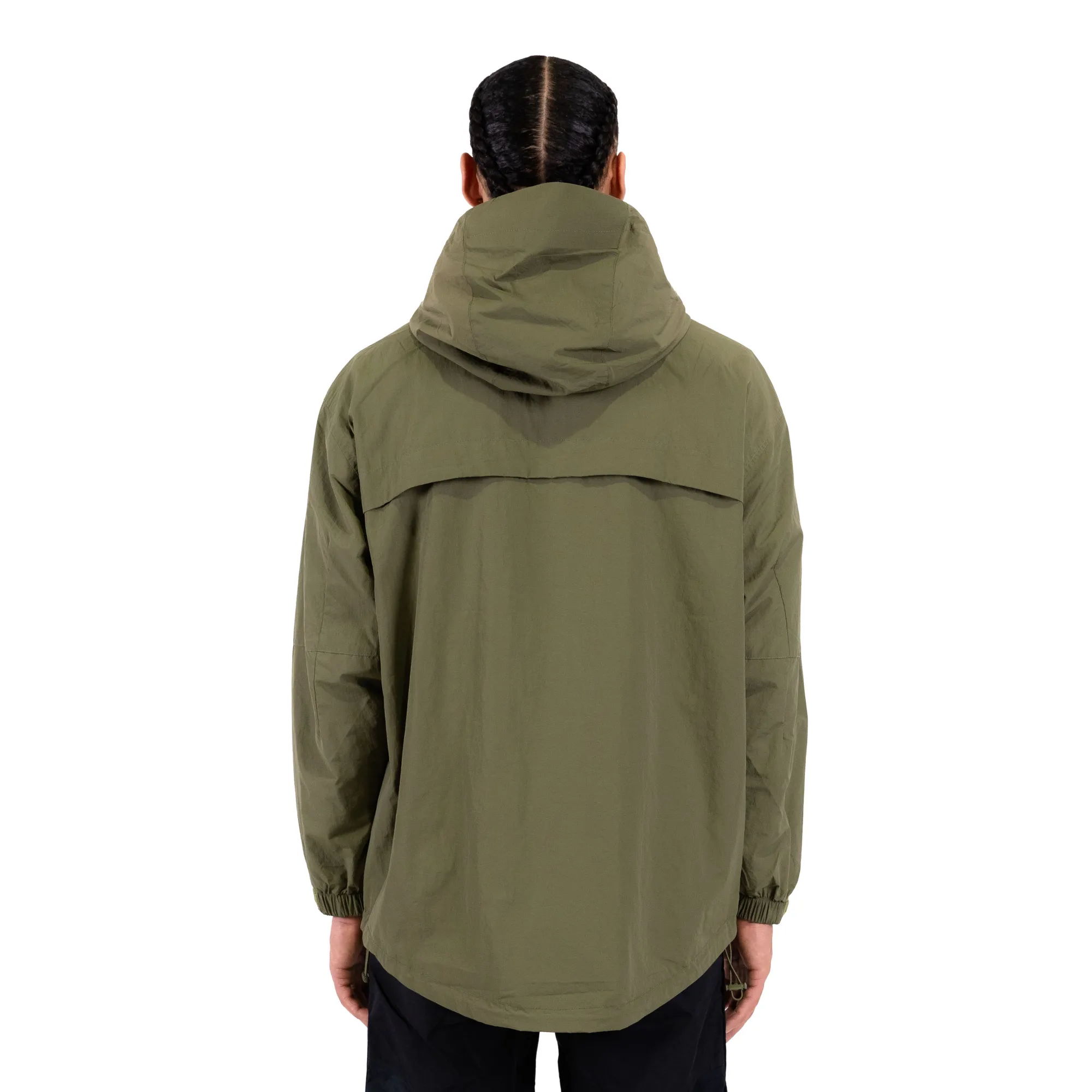 Multi-Pocket Nylon Utility Windbreaker