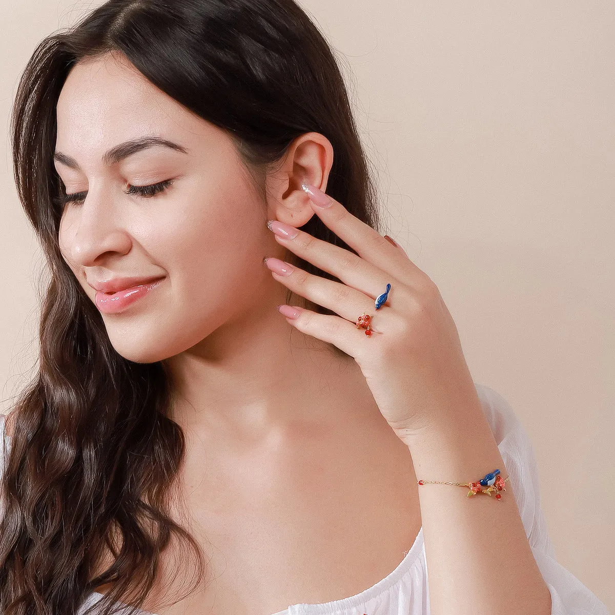 Pair of Lovebirds Ring