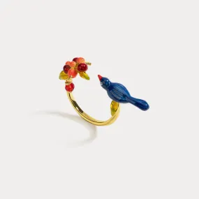 Pair of Lovebirds Ring