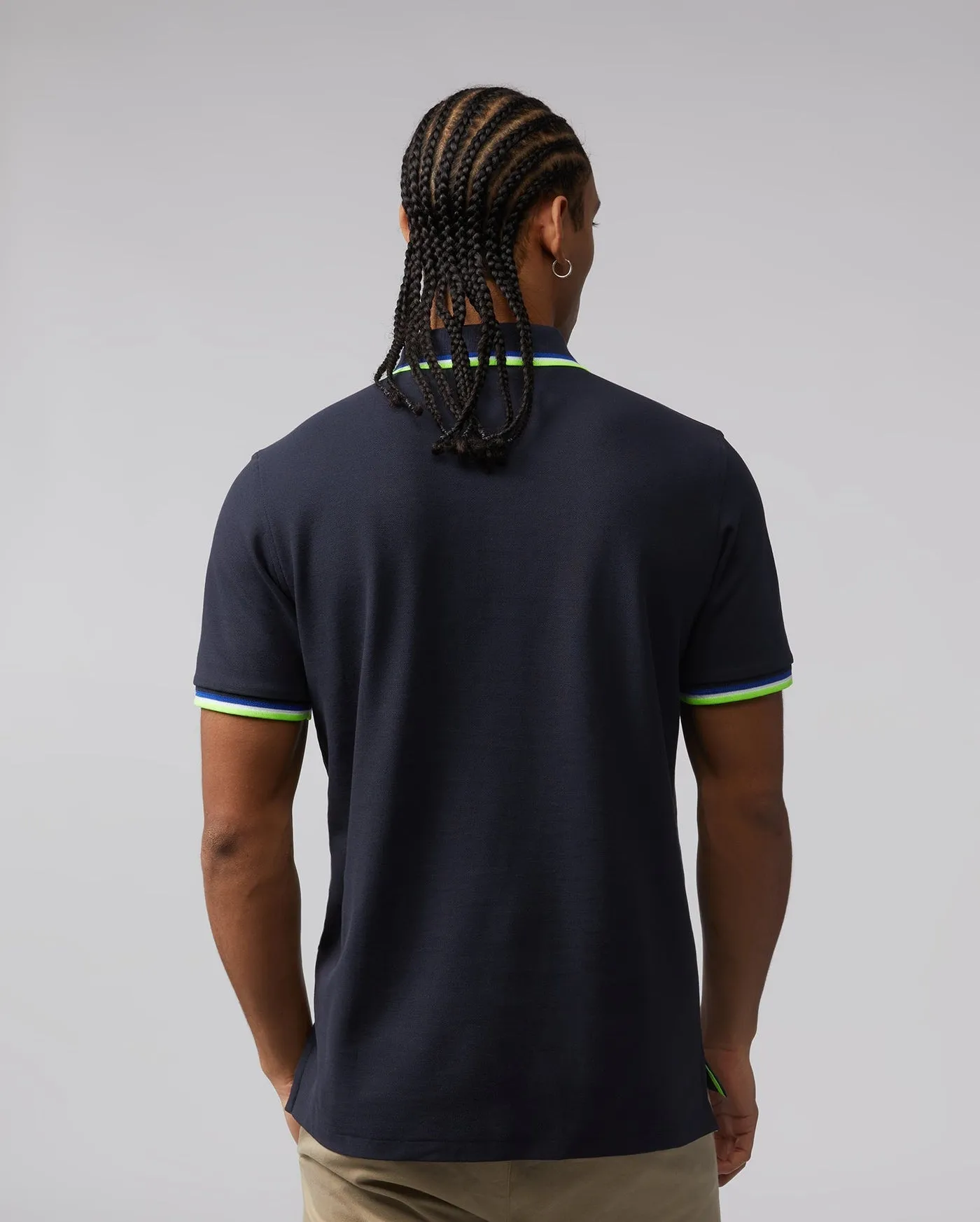 Psycho Bunny Mens Lamport Polo - Navy