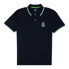 Psycho Bunny Mens Lamport Polo - Navy