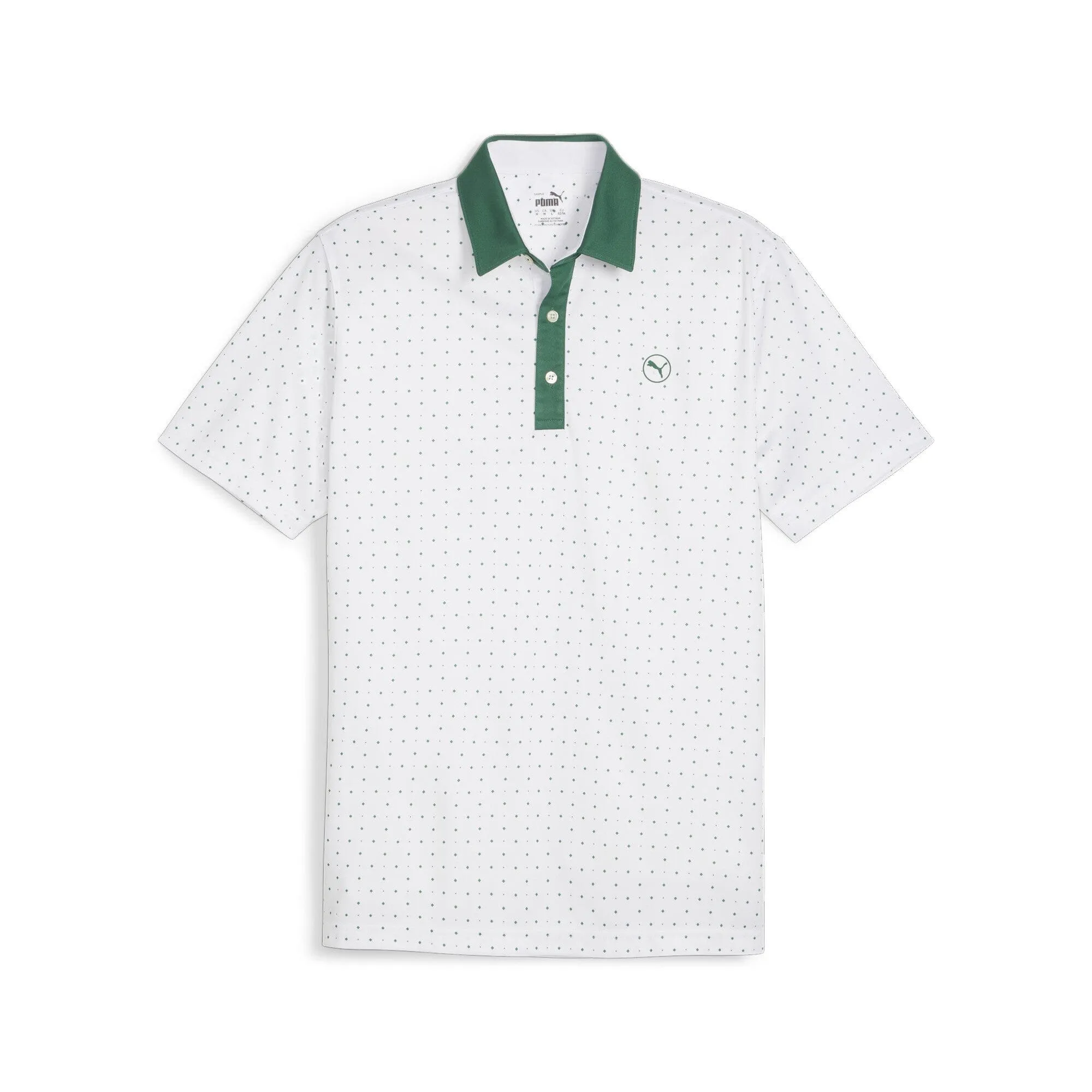 PUMA POLO Pure GEO Blanc Vert