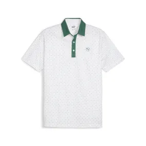 PUMA POLO Pure GEO Blanc Vert