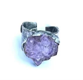 Raw Amethyst Ring